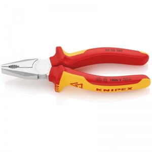 Плоскогубцы комбинированные Knipex Vde 160мм (KN-0306160)