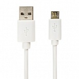 Кабель USB2.0 Sonnen, USB-A - microUSB, 1м, белый, 5шт. (513557)